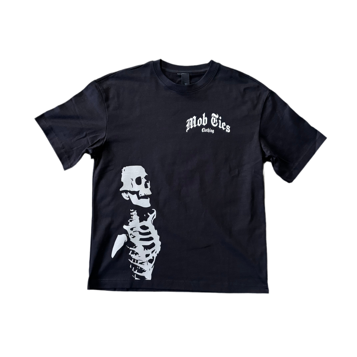REFLECTIVE SKULL TEE