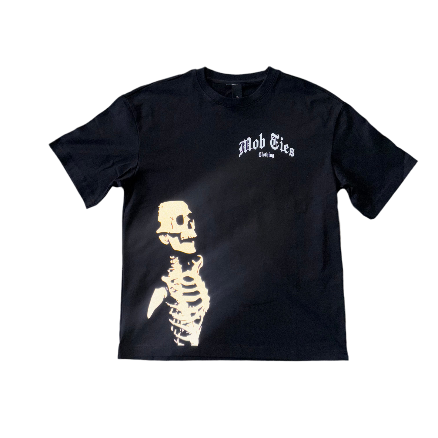 REFLECTIVE SKULL TEE