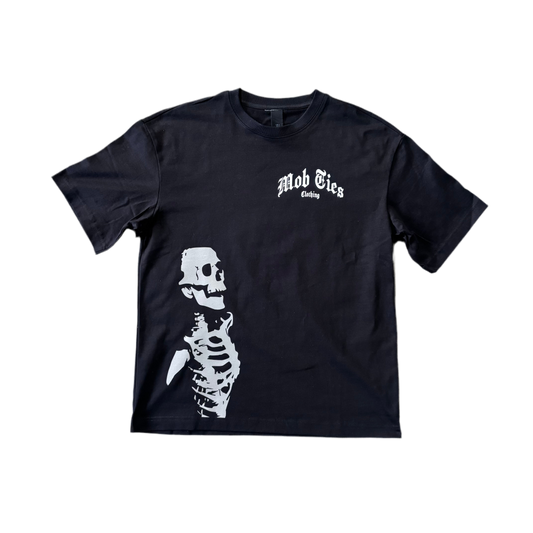 REFLECTIVE SKULL TEE
