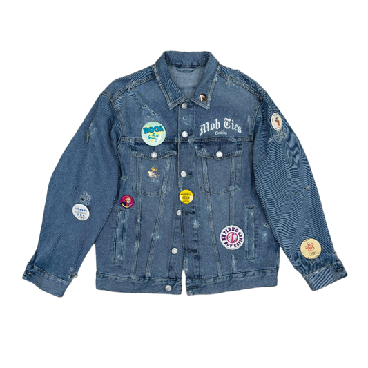 1 OF 1 DENIM JACKET (REMOVABLE PINS