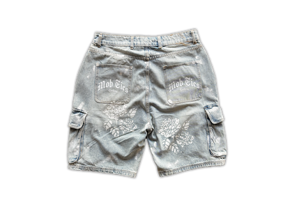 HANDPAINTED CARGO DENIM